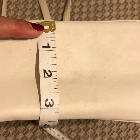 COACH Bag Woman’s Leatherware Tote White Gallery Hampton Hobo F10413 - Picture 3 of 12